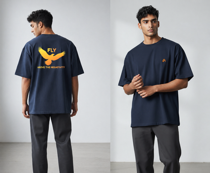 Fly above the negativity oversized T-Shirt