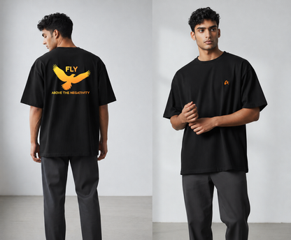 Fly above the negativity oversized T-Shirt