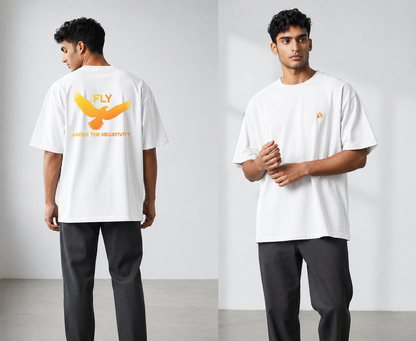 Fly above the negativity oversized T-Shirt