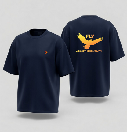 Fly above the negativity oversized T-Shirt
