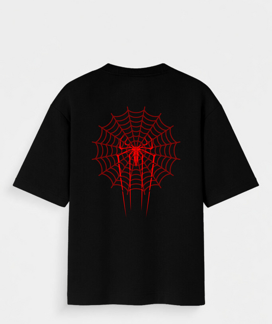 Oversized Spider Web T-Shirt